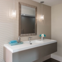 1_Basement-bathroom-with-floating-vanity-in-benjamin-moore-barnboard-and-eden-tile-wall