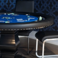 1_Basement-poker-table-with-blue-tabletop-and-wall-paper